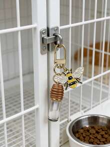 Bee Keychain Compatible,Bottling Bottles,Cute Bee-Shaped Acrylic Key With Lobster Clasp,Bee-Themed Gift Accessory For Birthdays, Bee Pattern Portable Pendant Bottle, Pendant,Car Keychain, Key Strap - Suitable For Cars, Cameras, Backpacks, Phones, And Home Keys. Christmas Gift, Father'S Day Gift, Mother'S Day Gift, Halloween Gift, Birthday Gift,Valentine'S Day Gift - Multicolor - View 4