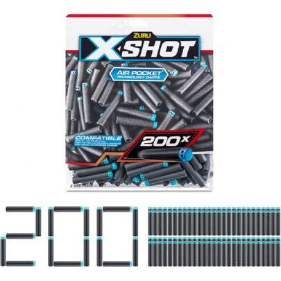 XShot Paquete de Recarga de Dardos - 200 Dardos,38953786
