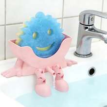 彩色海绵架 | 3D打印厨房水槽海绵架 | 趣味海绵支架 | 别致的台面收纳架 | 厨房配件礼品 - 彩色 - 查看 9