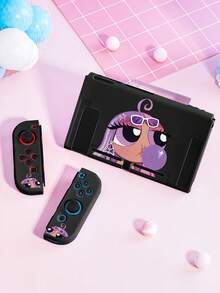 适用于 2 (2025) 的配件，Y2K 女孩可爱图案，兼容 Switch 2/Switch OLED/Switch NS 的保护壳、收纳袋、卡槽底座，保护您心爱的游戏机，也是送给 Switch 玩家的最佳礼物，情人节礼物 - 彩色 - 查看 2