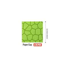 1 Set Of 25 Guests Disposable Party Supplies, Includes Turtle Shell Patterned Plates, Napkins, Cups - Suitable For Birthday, Wedding, Theme Party, Family Picnic - Multicolor - View 13