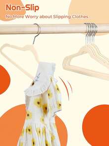 Premium 11.8-Inch Children's Hangers, Pack Of 20, Gray Baby Velvet Hangers, Non-Slip, Space-Saving Felt Hangers, Wardrobe Clothes Organizer, With 360° Swivel Hooks, Suitable For Children, Toddlers, And Teenagers - Multicolor - View 4