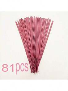 [Popular Choice] 21/51/101pcs High Quality Incense Sticks - Cherry Blossom Scent, Suitable For Meditation/Hotel Sleep/Bath/Deodorizing - Rose Red - View 13