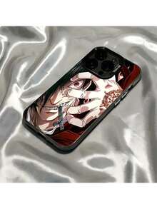 Fast EU Shipping (DE & ES)  Japan Cool Anime Black God Zun Phone Case 17, 16e, 16, 15, 14, 13, 12, 11, Mini, Pro Max Air X XR XSMAX 8, 7 Plus Shockproof Matte Back Cover, Anime Peripheral Products, Mobile Accessories, Healing Theme, Pop Culture, Injection Molded Case, Durable Phone Case, Phone Protective Case, Collectors, Pop Art Enthusiast - Màu đen mờ - Xem 7