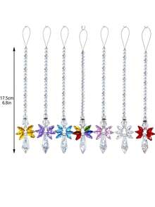Rainbow Maker, AB Color Heart-Shaped Crystal Glass Pendant Rainbow Maker, Angel-Shaped Pendant Rainbow Maker, For Window, Balcony, Kitchen, Garden Decoration - Multicolor - View 5