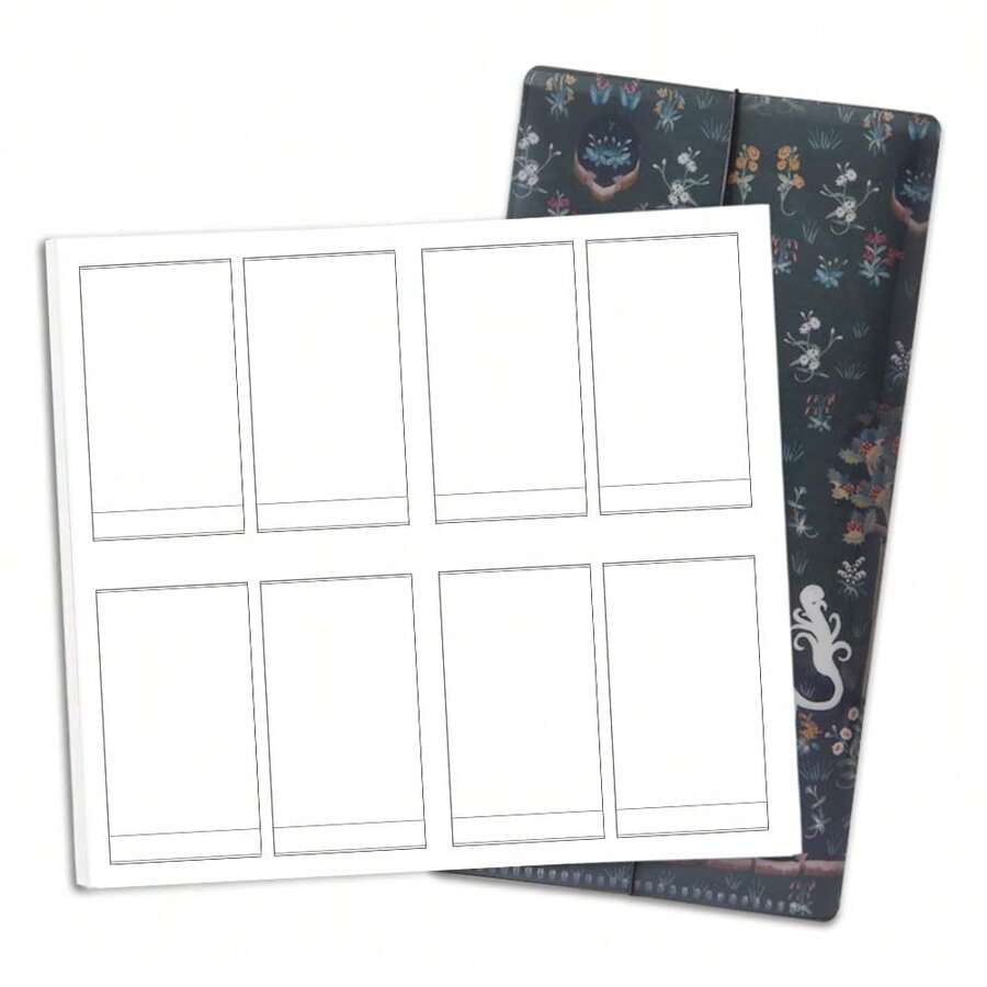 Travelers Notebook Inserts With PVC Sleeve Holder,Storyboard Refills, Standard Regular TN Journal Notebook For Journals,Dis,Planners,30 Sheets,8.5\ X 4.7\,White Horse - WhiteHorsePVC&Storyboard - 查看 1