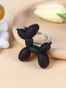 1pc Cute Balloon-Shaped Little Dog Keychain As A Gift Car Accessories Bag Charm School Goth Y2k - Multicolor - View 4