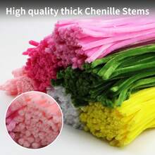 450件粉色、黄色、紫色棉签手工套装，包含300根棉签和150根棉签杆，DIY棉签工艺用品，紫色、黄色、粉色毛毡棒创意套装，适合生日、母亲节、毕业典礼、情人节礼物、手工艺品、艺术项目用品。 - 450pcs - 查看 7