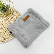 宠物围巾，户外保暖防冻狗耳帽，狗耳罩防噪音耳套舒缓加压头套，宠物用品 - 彩色 - 查看 15