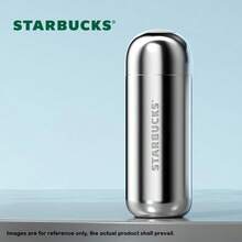 Starbucks Sparkling Meteor Design Silver Insulated Mug, 360ml. Crafted With Meticulous Attention To Detail, Featuring A Streamlined Body, High-Quality Stainless Steel, Long-Lasting Temperature Control, Wide Mouth For Easy Cleaning, And Convenient Drinking. Silver Color.
