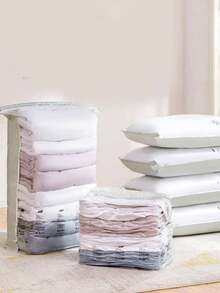 真空收纳袋，无纺布加固手持式衣物床上用品收纳袋 - 非常适合季节性衣物床上用品收纳、搬家日防尘防水收纳、玩具及杂物整理以及节省空间的解决方案。