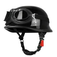 New Unisex Retro Half-Face Motorcycle Helmet, Outdoor Riding Motorcycle Helmet, DOT Certified, Anti-Fall Anti-Collision Riding Helmet, Size S-XXL - 307 Helmet - View 29