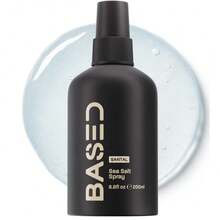 BASED Sea Salt Spray, Natural Finish Sea Salt Spray For Hair, Volumizes & Texturizes, Infused With Kelp & Vitamin B5, Light & Non-Greasy, Paraben, Sulfate, Phthalate Free, 6.8 Oz (Pack Of 1) - 正裝 - 查看 1