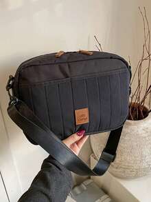 1pc Mommy Bag, Multifunctional Maternity Diaper Bag, Handheld & Crossbody 2-In-1, Multi-Compartment Baby Supplies Organizer, Soft Stroller Bag For Moms