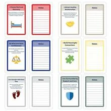 55张卡片，主题涵盖心理韧性、情绪疗愈、自我肯定和启迪。 - 彩色 - 查看 6