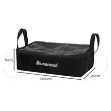 Camping Canvas Storage Bags Adventure Portable Caravan Organiser Clear Top 400GSM, Hanging Picnic Bag, Outdoor Camping Tableware Organize Bag - Black - View 3
