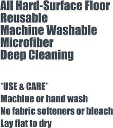 Mop Replacement Heads For O-Ceda Mop Replace Head EasyWrin Spin Mop Heads Replacements, Microfiber Spin Mop Refills, Easy Cleaning Mop Head Replacement (White-3 Mop Heads) - 白色 - 查看 3