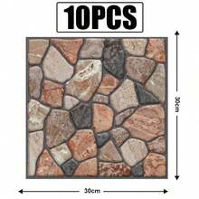 20 tấm ốp tường tự dính họa tiết đá 3D, decal dán tường 3D, thích hợp cho phòng khách, nhà bếp, phòng tắm, trang trí nhà cửa. - Nhiều màu - Xem 23