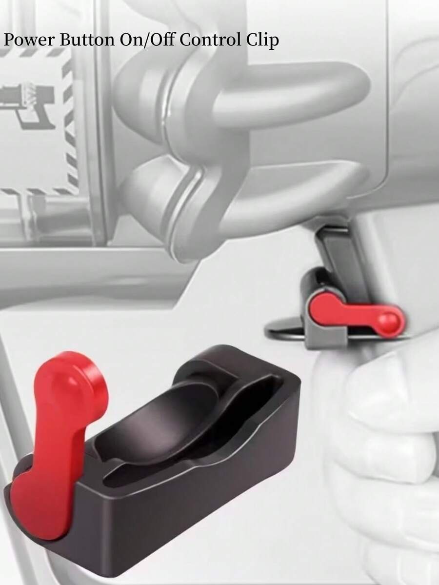 1pc Power Button On/Off Control Clip, Vacuum Cleaner Trigger Lock, Suitable For V6, V8, V7, V10, V11, V15 Absolute Vacuum Cleaners, Trigger Lock - Multicolor - View 1