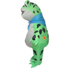 1pc Inflatable Spotted Frog Costume, Unisex Inflatable Costume - Full Body Heart-Themed Fancy Dress, Suitable For Halloween, Carnival, Christmas And Various Event Parties - Spotted Frog - View 4