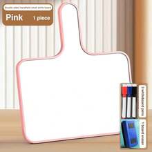 5pcs/Set Hand-Raising Sign Answer Board Whiteboard With Handle Student Erasable Set Small Pocket Handheld Paddle Melamine Whiteboards