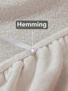 1件泰迪熊绒毛沙发套，防滑耐用，宠物友好，不易褪色，用途广泛，防刮擦，高弹力，多种颜色可选，时尚舒适，可机洗，可重复使用，四季皆宜。 - 米色 - 查看 6