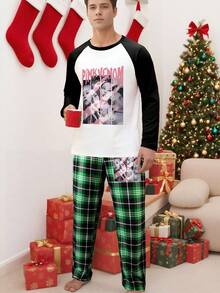 "Pink " Pajama Set | Luxuriously Snug Hug | Upgrade Sleep |  For Home & Vacation - Green - View 3