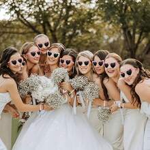 22件/包伴娘求婚礼物单身派对眼镜新娘派对头饰套装，婚礼单身派对配饰 - 彩色 - 查看 7