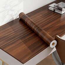 1卷棕色木纹图案可移除防水自粘壁纸，适用于厨房、浴室、卧室、客厅台面、家具、家居装饰和装修，易于移除，可用作墙面装饰、卧室装饰贴纸、家居装饰、客厅壁纸、派对装饰、客厅装饰、办公室装饰、家居装饰品、墙面装饰、浴室装饰、房间装饰用品、房屋装饰壁纸。 - 巧克力棕 - 查看 9