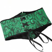 1件装女士束腰塑身衣，紧致收腹束腰带 - 綠色 - 查看 5