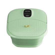 [EU Standard] Foldable Foot Bath Tub, Automatic Massage Foot Spa Basin, Home Use Portable Constant Temperature Heating Foot Soak Bucket