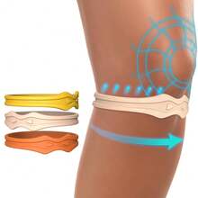 1pc Unisex Knee Brace, Multi-Color Options, Compression Knee Strap, Patella Support And Stabilization, Enhances Sports Performance - Multicolor - View 1