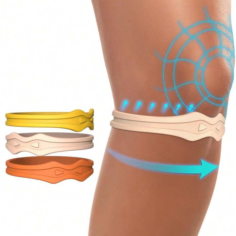 1pc Unisex Knee Brace, Multi-Color Options, Compression Knee Strap, Patella Support And Stabilization, Enhances Sports Performance - Multicolor - View 1