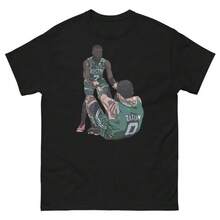 Jaylen Brown Cartoon T-Shirt And - Black - View 4