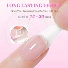 Super Strong Nail Glue For Acrylic Nails Press On Nails Professional Nail Glue For Nail Tips Fake Nails False Nails Long Lasting For Stick On Nails Broken Nails 0.07oz 10pcs UHXY - 10Pcs - 查看 4