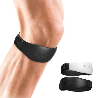 1 pieza Rodillera con diseño de ajuste cómodo, proporciona estabilidad y compresión para las rodillas, adecuada para correr al aire libre, entrenamiento, fitness, baloncesto