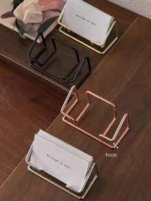 现代名片架展示架，桌面名片收纳盒