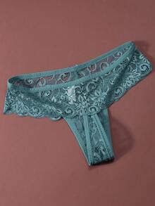 3pcs/Set Sexy Lace Thong Panties, Low Waist For Women - Multicolor - View 6