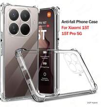3IN1 2026 NEW For Xi Ao Mi 15T/15TPro Case Transparent And Impact-Resistant Mobile Phone Case+Full Screen Clear Tempered Film For Xi Ao Mi 15T/15T Pro+Lens Film Screen Protection Essentials, Applicable To Daily Shield, Office, Home Daily Shield Office Home Phone Screen Protector Phone Accessories Waterproof Shockproof Anti-Fall Scratch Resistant - Clear - View 6