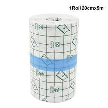 1 Cuộn băng keo PU trong suốt, chống thấm nước, mỏng, thoáng khí, dùng để băng bó vết thương, dài 196,85 inch/5 mét. - Nhiều màu - Xem 13