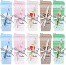 10 Sets/20 Pcs Christmas Teacher Gifts From Students Teacher Coffee Cup Notepad With Pen Appreciation Sticky Notes Bulk Thank You Gifts Shopping List To Do Notes With Pen(Mixed Color,Vivid Style) - Màu B - Xem 1