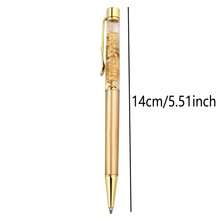金箔液态金属圆珠笔，油性，适用于办公、书写和送礼