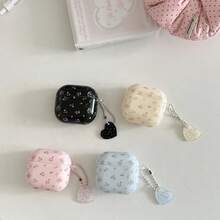 1 Set Niche Floral Pattern Protective Case Compatible With Apple Pro 2/3, 2/3 Wireless Charging Case