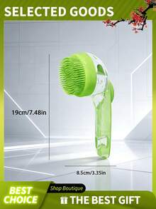 1pc Dog Bathing Brush, Dog Shampoo Brush, Cat Shampoo Brush, Dog Grooming Brush, Dog Deshedding Brush, Puppy Brush, Puppy Grooming Brush, Cat Bathing Brush - Multicolor - View 4