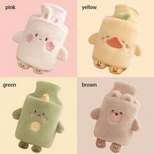 Túi nước nóng chứa nước và miếng chườm nóng để làm ấm bụng, túi giữ ấm chân dày dặn chống nổ dành cho nữ, túi giữ ấm tay chứa nước, túi xách giữ ấm chứa nước bằng nhung giả thỏ, quà tặng Ngày của Mẹ, Ngày của Mẹ - Nhiều màu - Xem 6