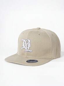 1 chiếc mũ lưỡi trai vành bằng thêu chữ B kiểu Gothic, có thể điều chỉnh, thích hợp cho cả bé trai và bé gái vào mùa xuân và mùa thu. - Nhiều màu - Xem 4