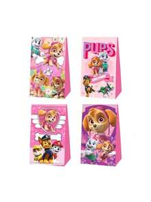 12pcs Paw Patrol Themed Party Candy Bags, Gift Bags, Favor Bags, Treat Bags - Multicolor - View 3