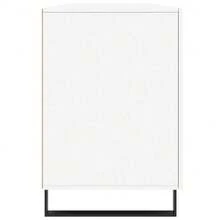 Larryhot Escritorio madera de ingeniería blanco 140x50x75 cm, Fácil de montar, diseño elegante y práctico para organizar, la elección ideal para el trabajo y el almacenamiento en el hogar o la oficina - Blanco - Ver 6