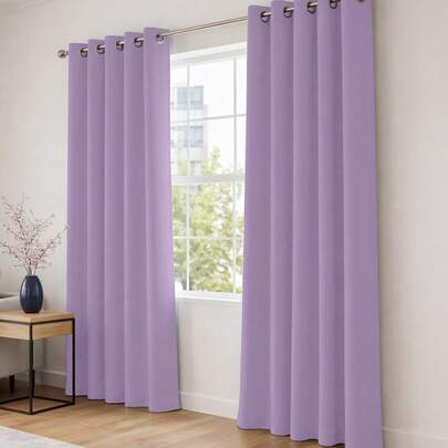 Cortinas Blackout 275cm Ancho X 215cm De Largo En 2 Paneles, 100% Microfibra Poliéster