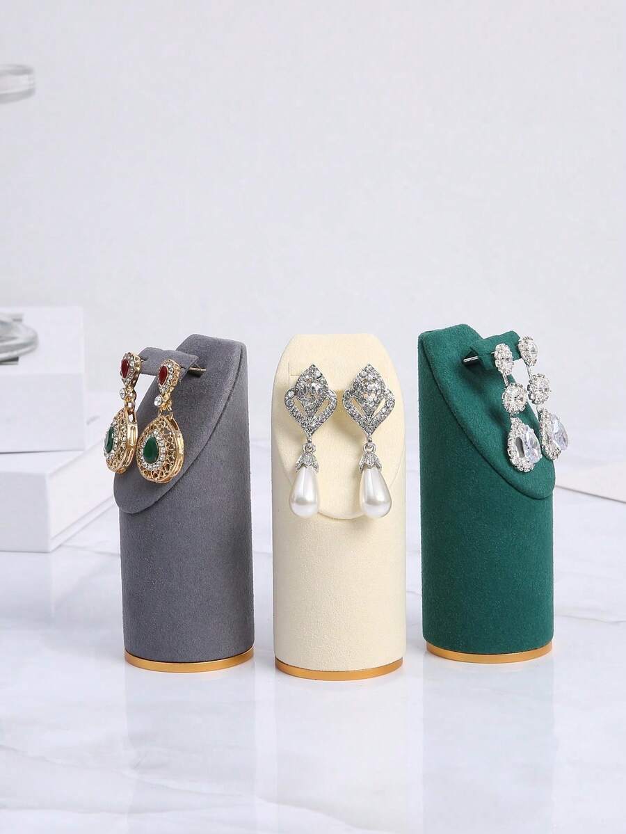 1pc Elegant Metal Jewelry Stand, Multifunctional Display Rack Suitable For Luxury Accessories, Perfect For Showcasing Watches, Bracelets And Necklaces, Ideal Gift For Valentine's Day, Christmas And New Year Celebrations, Upgrade Your Home Decor With Fashionable Jewelry Storage, Great For Travel And Special Occasions. - Multicolor - View 1